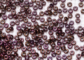 Бисер Япония DEMI 11/0 10г 0502 аметист, металлизированный золотом