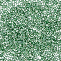 Бисер Япония TOHO 15/0 CHARLOTTE 1.7 мм 5 г №0560 мятный/металлик